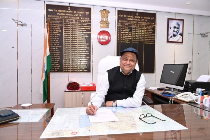 New DRM Waltair Shri Lalit Bohra assumed the charge