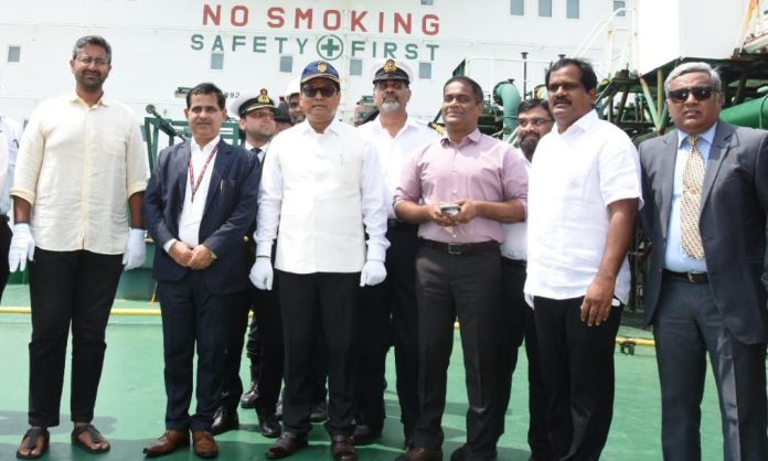 VLGC Shivalik carrying LPG arrives at Visakhapatnam Port
