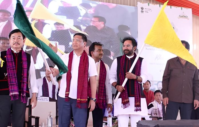 G Kishan Reddy and Pema Khandu inaugurate Namchik Namphuk Coal Mine in Arunachal Pradesh