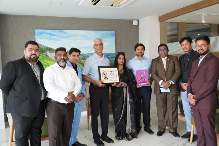 V. Prabhu Kishore, Chairman of Varun Group, receives IHC–IIHM Hospitality Award 2026–27
